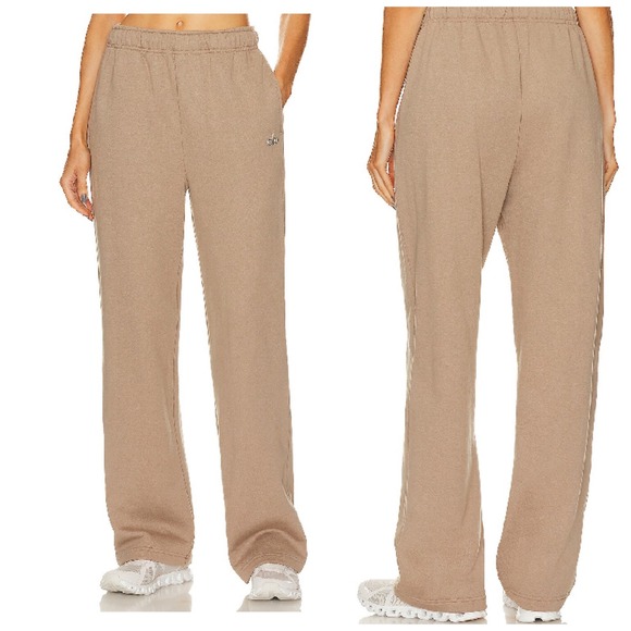ALO Yoga Pants - Alo Yoga Accolade Straight Leg Sweatpant Gravel Size XL